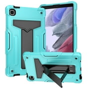 Case for Samsung Galaxy Tab A7 Lite 8.7 2021 SM-T220/T225/T227 Tablet, 3 Layer Protective Heavy Duty Rugged Kickstand Hybrid Shockproof Cover