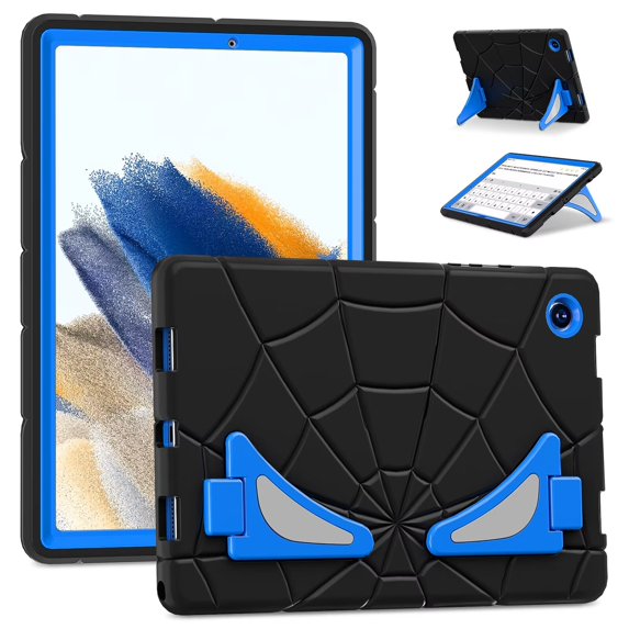 Case for Samsung Galaxy Tab A8 10.5 inch 2022 Model (SM-X200/X205/X207) Multiple Protection Contrast Color Shockproof Cover With Stand