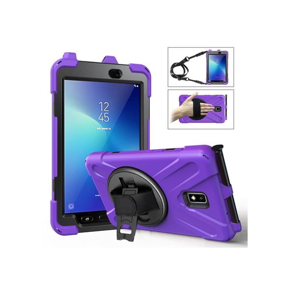 Case for Samsung Galaxy Tab Active 2 8.0 inch 2017 SM-T390 T395 T397 Protective Cover with Pen Holder with Stand Hand & Shoulder Strap