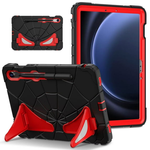 Case for Samsung Galaxy Tab S10 FE/S9 FE 5G 10.9"/S9/S8/S7 11 inch Multiple Protection Shockproof Contrast Color Cover With Stand and Pen Holder