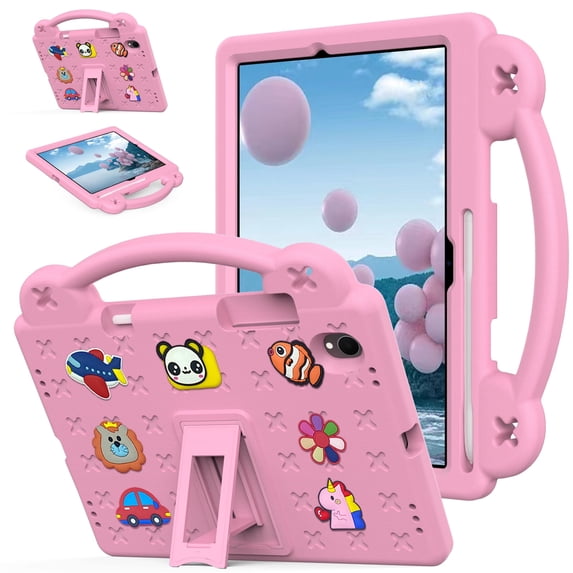 Case for Samsung Galaxy Tab S11 5G 11 Inch 2025 Model (SM-X730/X736B) Cute Portable Kids Shockproof Cover With Stand and Pen Holder