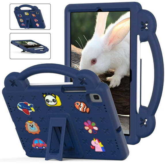 Case for Samsung Galaxy Tab S6 Lite 10.4 Inch 2024/2022/2020 Cute Portable Kids Shockproof Cover With S Pen Holder and Stand