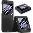 thumbnail image 1 of Case for Samsung Galaxy Z Flip 5 with Built-in Screen Protector,Slim Fit Lightweight Matte Hard PC Phone Case for Samsung Galaxy Z Flip 5 2023 Black, 1 of 9