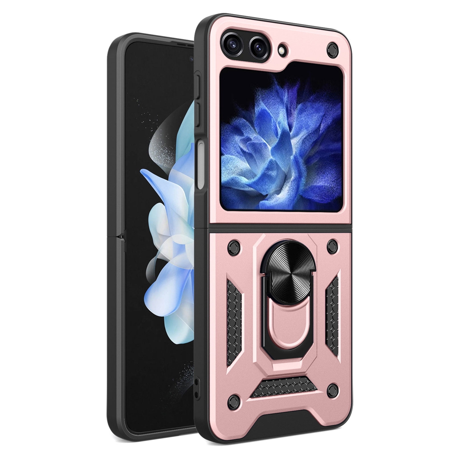 ★DESIGN SKIN★ Galaxy Z Flip 6 Phoenix Bumper MagSafe Case Allytechgroup Galaxy Z Flip 6 Case Magnetic, Compatible with
