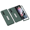 thumbnail image 1 of Case for Samsung Galaxy Z Fold 3 2021 7.6", Built-in Screen Protector Ultra Slim Shockproof Magnetic Stand Hard PC Protective Cover,
Darkgreen, 1 of 10