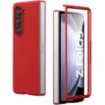 thumbnail image 1 of Case for Samsung Galaxy Z Fold 5 (2023) with Cover Screen Protector, Thin Hard PC Phone Case for Galaxy Z Fold5 - Red, 1 of 14