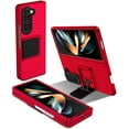 thumbnail image 1 of Case for Samsung Galaxy Z Fold 5, [Adjustable Bracket] Shockproof PC Shell with Lens Protection Galaxy Fold 5 Phone Case, Red, 1 of 7