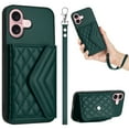 thumbnail image 1 of Case for Samsung GalaxyA04S Quilted phone case with a card slot and detachable wristband for protecting wallet., 1 of 6