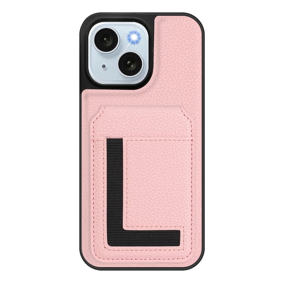 Case for Samsung M14 5G Protective Case, Lychee Pattern Premium PU Leather Cover Hidden Folding Kickstand Magnetic Card Holder