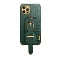 Case for Samsung M22 4G Phone case, crocodile patterned leather