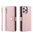 thumbnail image 1 of Case for Sharp SH-54D Wallet phone case with zipper pocket, wrist strap, flip cover and built-in card slots., 1 of 6