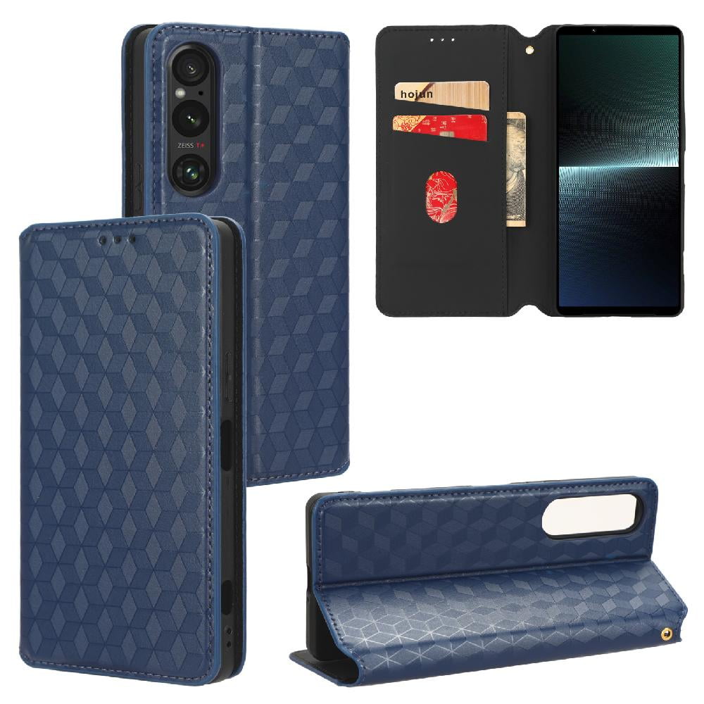 Case for Sony Xperia 1 V PU Leather 3D Pattern Card Slots Holder Wallet ...