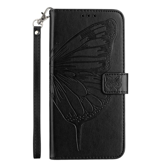Case for T-Mobile Revvl 8 / T Phone 3 Wallet PU Leather Flip Case with Card Slots Kickstand Magnetic Shockproof Protective Phone Cover, Black