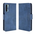 thumbnail image 1 of Case for TCL 20 5G/TCL 20S Cover Adjustable Detachable Card Holder Magnetic closure Leather Wallet Case - Blue, 1 of 5