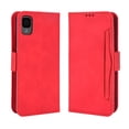 thumbnail image 1 of Case for TCL 30Z Cover Adjustable Detachable Card Holder Magnetic closure Leather Wallet Case - Red, 1 of 6