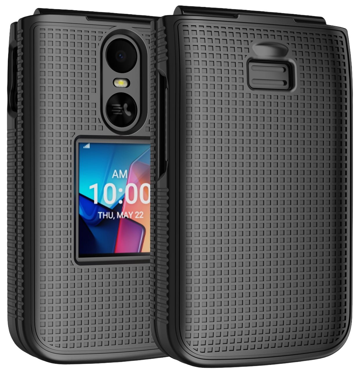 Nakedcellphone Case for TCL Flip 4 T440, Slim Hard Shell Protector ...