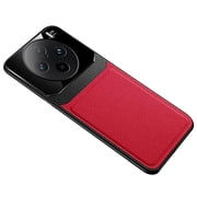 Case for Vivo X100 Pro, Slim Premium Leather Case with Camera Protection, Scratch Resistant Protective Cover