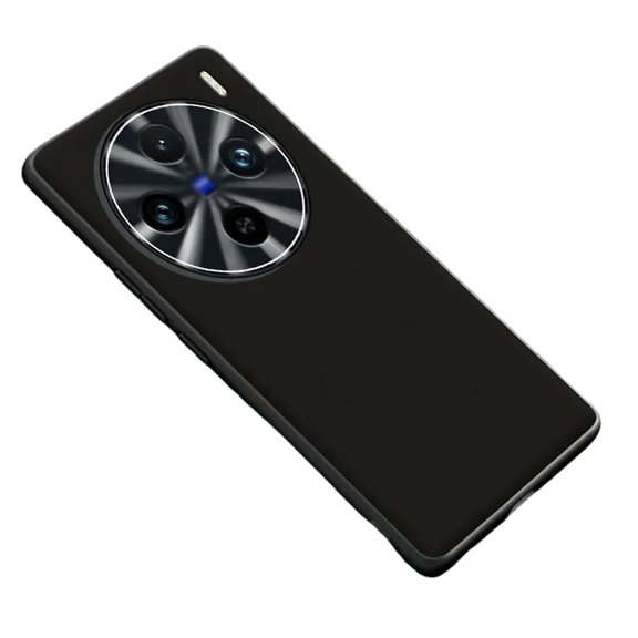 Case for Vivo X100 Pro, Slim Premium Leather Case with Full Camera Protection, Compatible Wireless Charging Shockproof Phone Cover