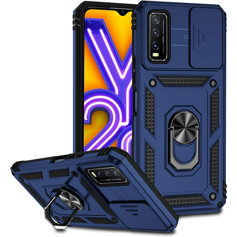 Case for Vivo Y20 Case Cover,with Slide Camera Lens Cover，Case