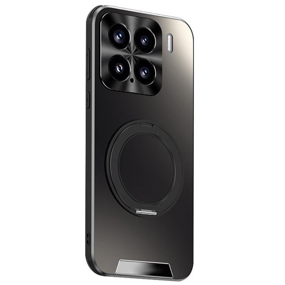 Case for Xiaomi 15 Pro/15, All -Inclusive Lens Protection Anti-Yellowing Phone Case Magnetic Rotating Ring Back Case