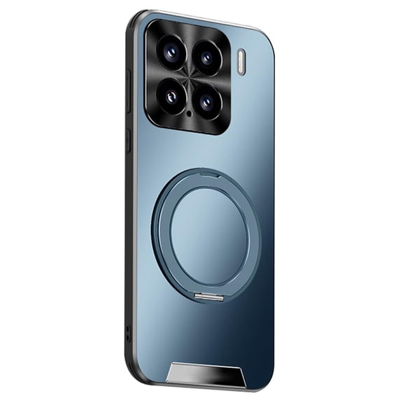 Case for Xiaomi 15 Pro/15, All -Inclusive Lens Protection Anti-Yellowing Phone Case Magnetic Rotating Ring Back Case