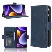 Case for Xiaomi Poco F5 5G Adjustable Detachable Card Holder Magnetic closure Leather Wallet Cover Magnetic attraction leather Card Holder