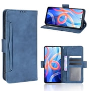 Case for Xiaomi Poco M4 Pro Adjustable Detachable Card Holder Magnetic closure Leather Wallet Cover Card Holder leather Magnetic attraction