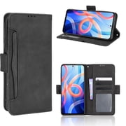 Case for Xiaomi Poco M4 Pro Adjustable Detachable Card Holder Magnetic closure Leather Wallet Cover Card Holder leather Magnetic attraction