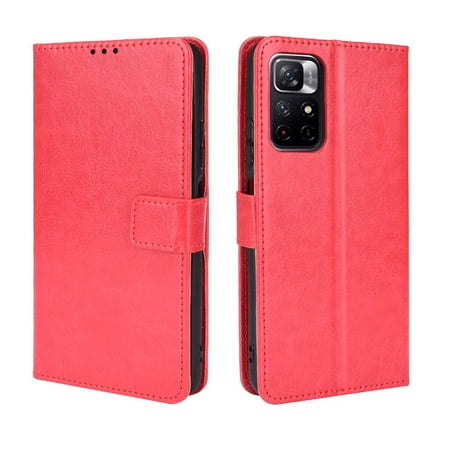 Case for Xiaomi Poco M4 Pro Flip Cover Card Holder Magnetic Wallet