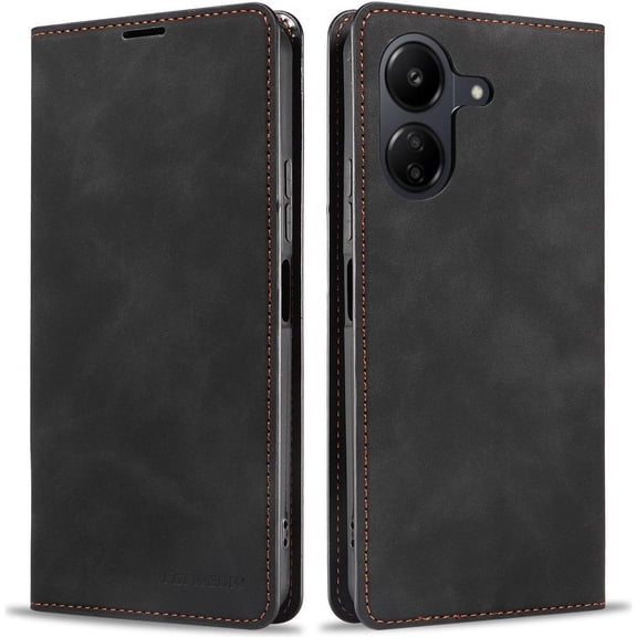 Case for Xiaomi Redmi Note 13 Pro Plus 5G Premium PU Leather Phone Cover with Card Holder Stand, Shockproof Flip Wallet Cover