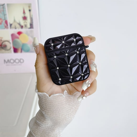 Case for airpods pro 2 air pod 1/2/3 -4 (black,for AirPods Pro)