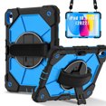 thumbnail image 2 of Full-Body Kids' Drop Protection Case For IPad (A16) 11 / IPad 10th Gen 10.9 Inch – Rugged Silicone Cover 2 of 6