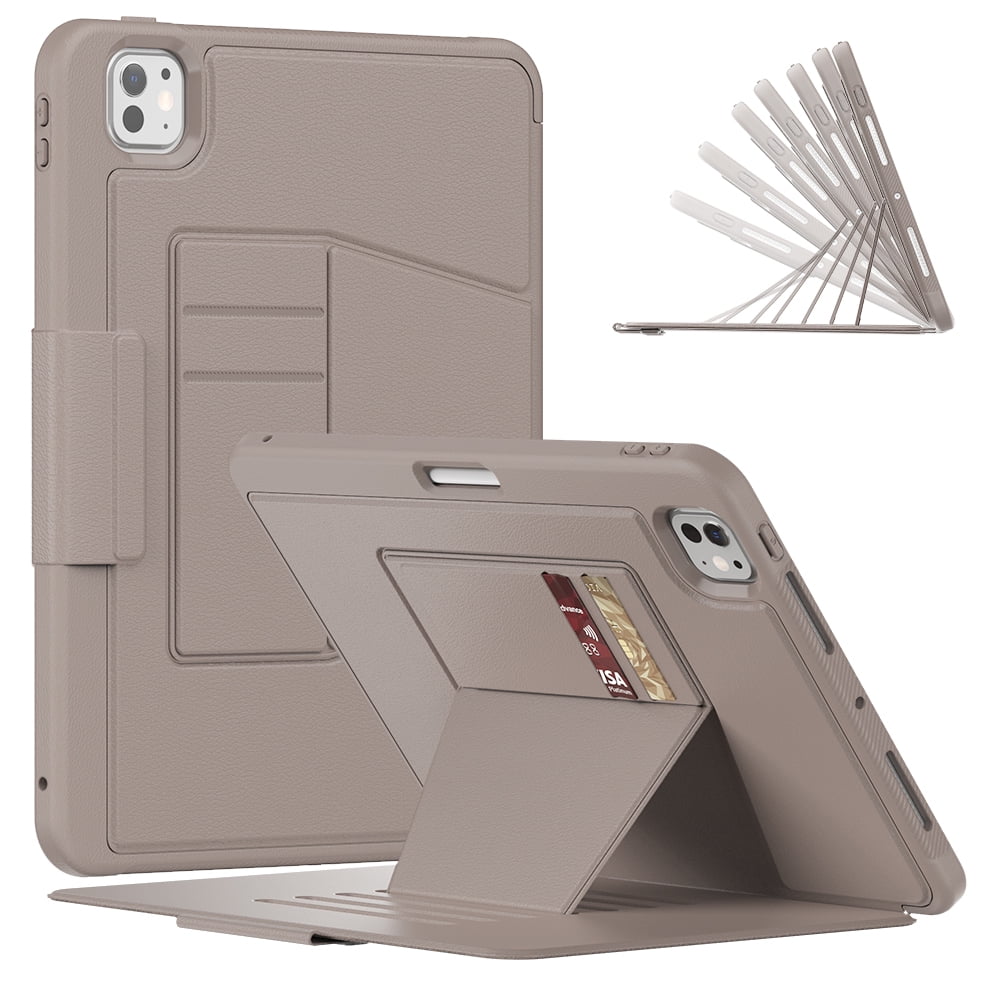 Case for iPad Air 11 13 2024 Rugged Full Body Protection PU and Plastic