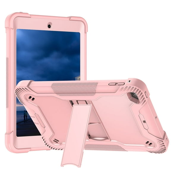 Case for iPad Mini 4/Mini 5th Generation, Kids Protection Heavy Duty Rugged Shockproof Anti-Slip Protective Tablet Cover with Kickstand