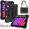 thumbnail image 1 of Case for iPad Mini 6 2021 8.3-inch, Kids Shockproof Rugged Hybrid 360 Rotating Stand Cover with Hand Shoulder Strap/Pencil Holder, 1 of 8