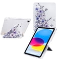 thumbnail image 1 of Case for iPad Mini 6 / iPad Mini 7 8.3 inch Drawing Pattern Y-Fold Standing Case Clear Back with Landscape Portrait Mode Pencil Holder & Auto Sleep, 1 of 9