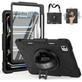Case for iPad Pro 11 Inch 2024 (5th Gen), with Screen Protector