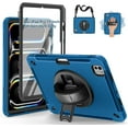 Case for iPad Pro 11 Inch 2024 (5th Gen), with Screen Protector