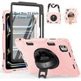 Case for iPad Pro 11 Inch 2024 (5th Gen), with Screen Protector