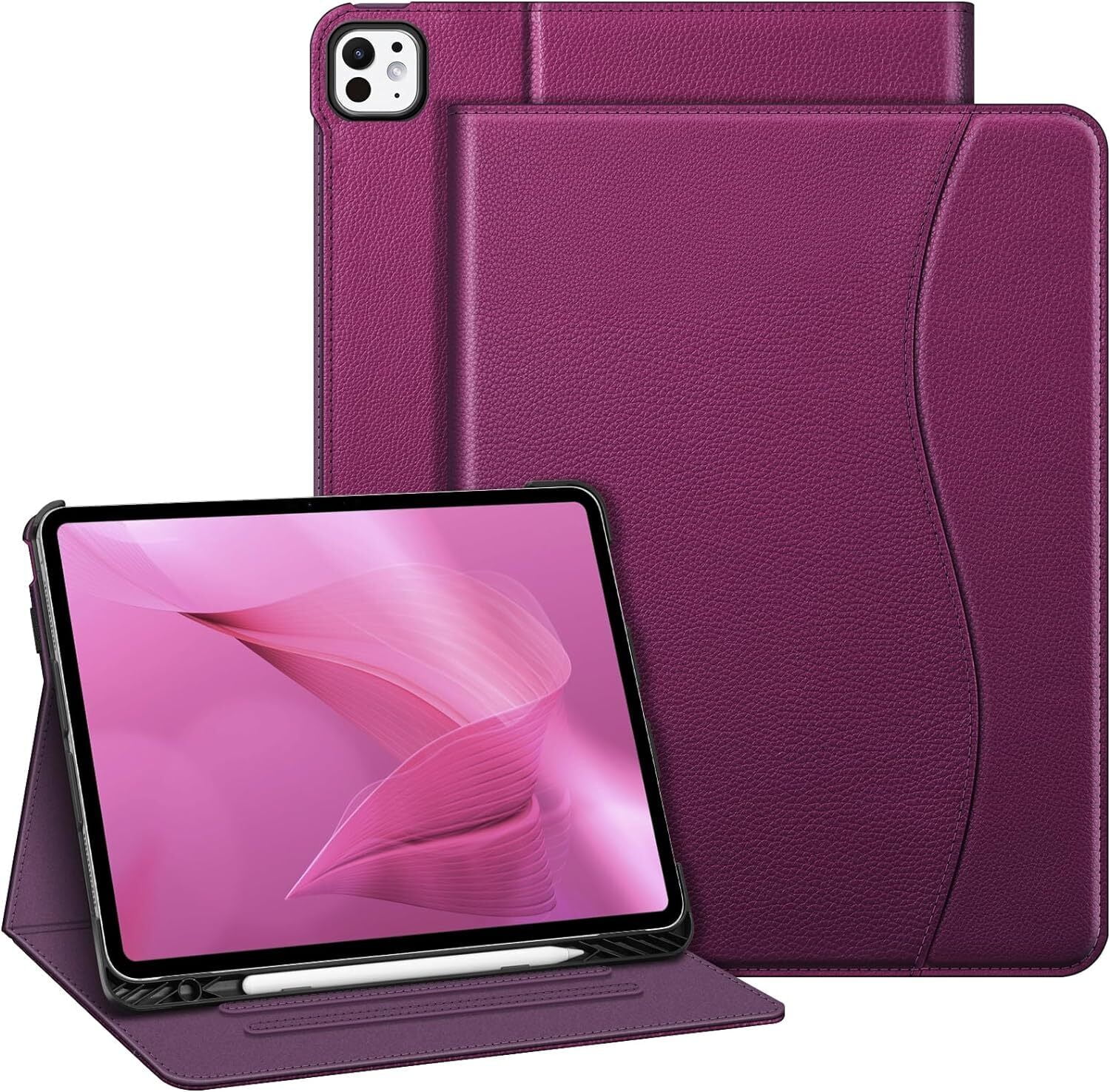 Case for iPad Pro 13inch (M4) 2024 MultiAngle Viewing Protective