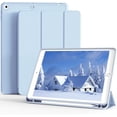 thumbnail image 1 of Case for iPad with Pencil Holder, [Auto Sleep/Wake] Soft Back Trifold Stand, 1 of 6