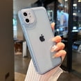 thumbnail image 1 of Case for iPhone 11 6.1 inch,Sparkly Clear Case for Women,Soft TPU Silicone Bumper Protective Cover Case for iPhone 11,Blue, 1 of 10