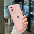 thumbnail image 1 of Case for iPhone 11 6.1 inch,Sparkly Clear Case for Women,Soft TPU Silicone Bumper Protective Cover Case for iPhone 11,Pink, 1 of 5