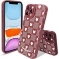 thumbnail image 1 of Case for iPhone 11 Pro, Cute Pattern Soft TPU Case for Girls Women, Camera Hole Protective Case for iPhone 11 Pro (5.8 inch), Little Red Heart, 1 of 13