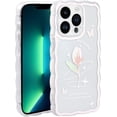 thumbnail image 1 of Case for iPhone 11 Pro Max, Shockproof Hard Back Case for iPhone 11 Pro Max (6.5 inch) Slim Protective Phone Cover for Women Girls, Crystal Flower, 1 of 13