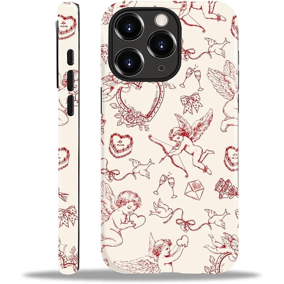 Case for iPhone 11 Pro, Shockproof TPU Bumper Drop Protection Hybrid 2-Layer Hard Cover for iPhone 11 Pro-Romantic Cupid