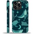 thumbnail image 1 of Case for iPhone 12 Pro Max,Marine Organism Exquisitely Pattern Double Protective Phone Cover Cases Soft Silicone for iPhone 12 Pro Max, 1 of 5