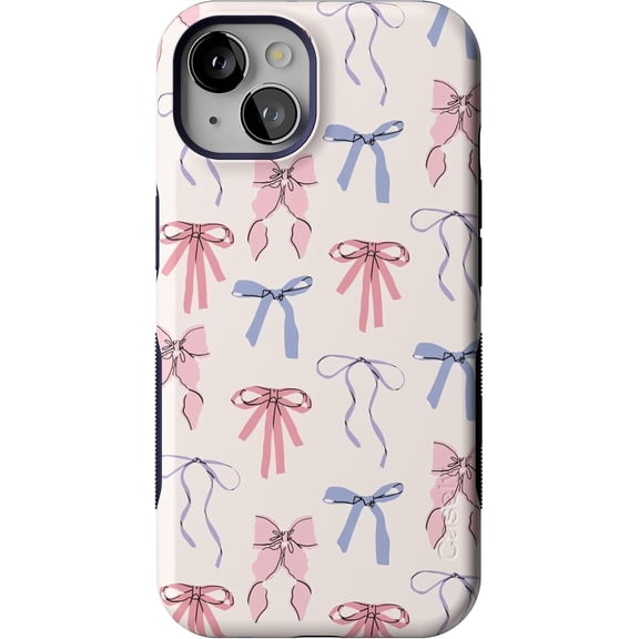 Case for iPhone 13 Case | Coquette Girlie | Pastel Bows | Bold Protective Design | Compatible with MagSafe