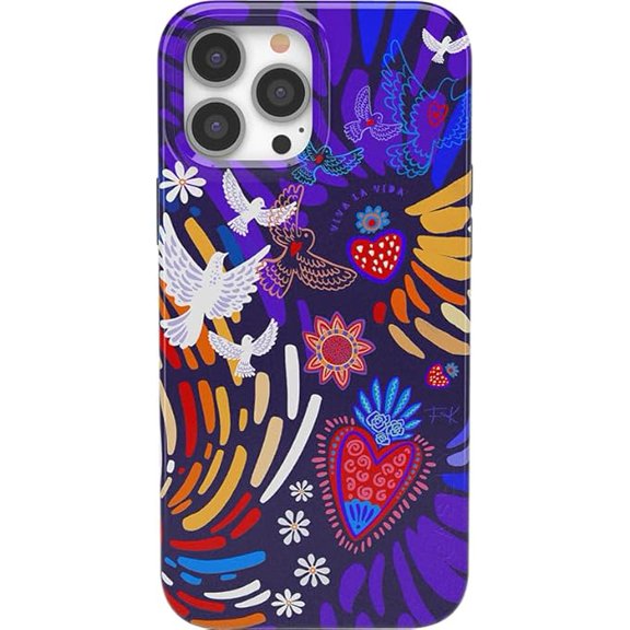 Case for iPhone 13 Pro Case | Viva La Vida | Frida Kahlo Collage | Compatible with MagSafe | Classic Ultra Slim Design