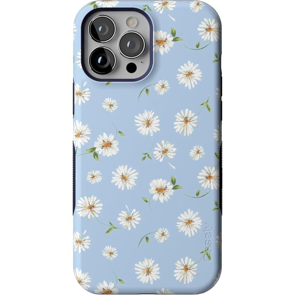 Case for iPhone 13 Pro Max Case | Cupid's Canvas | Periwinkle Floral | Bold Protective Design | Compatible with MagSafe